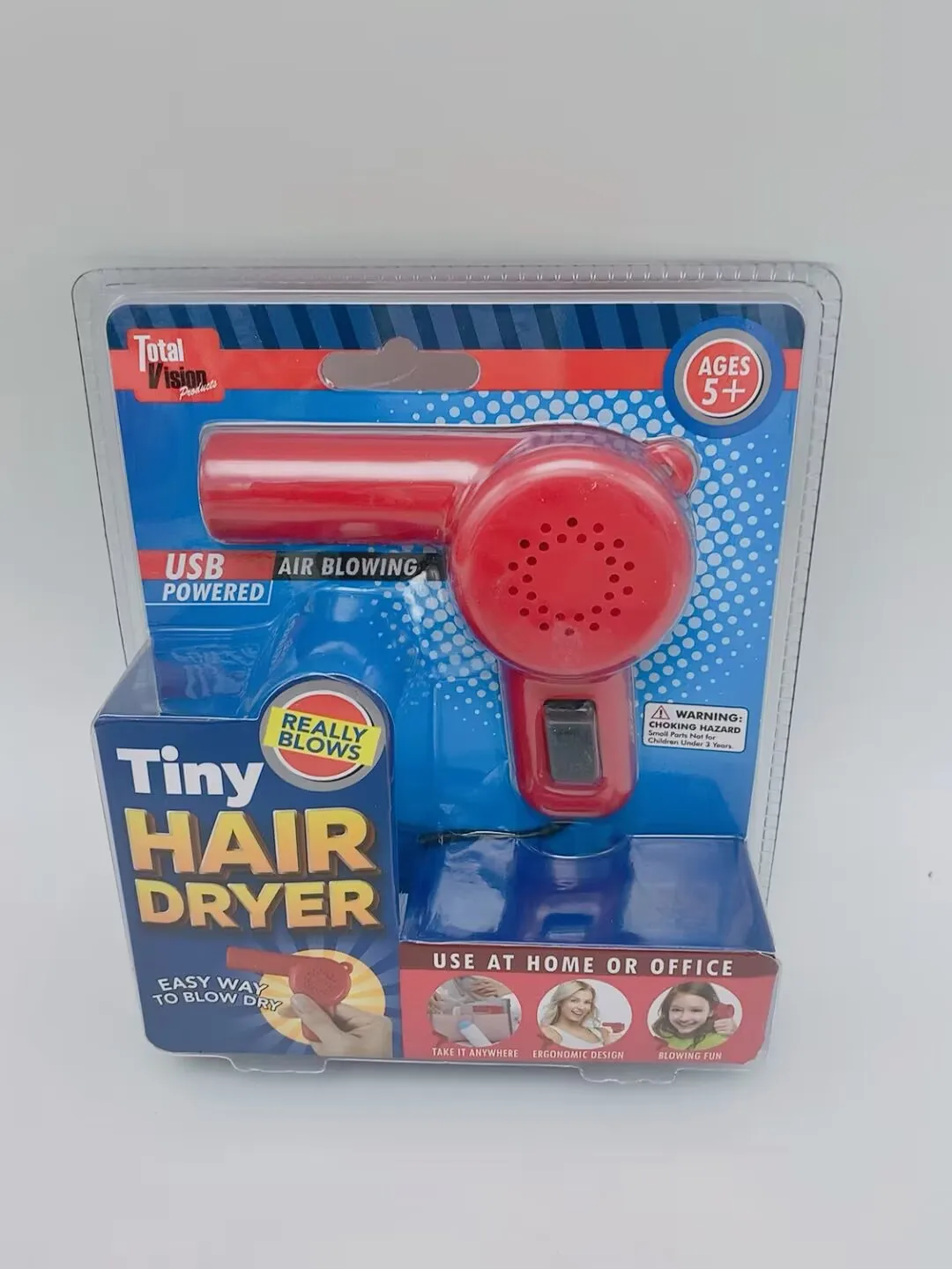 Hot Sell Children's Make up Toys Mini Hair Dryer Good Gift for Kids Tiny  Hair Dryer