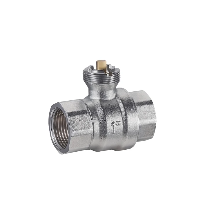 Brass Forged Chrome 2 Way Electric Motorized Ball Valve Without Actuator CE Approved BJ51009