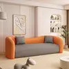 Arancione e grigio [pelle antigraffio per gatti resistente all'abrasione]