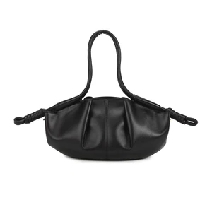 Cross Border Cloud Bag, Women's Bag, Korean Style Simple Soft Leather Dumpling Bag, Casual Commuting Shoulder Bag