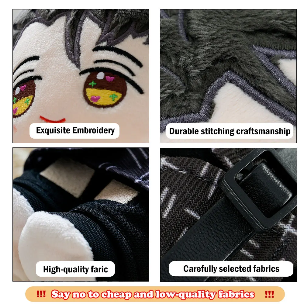 Custom Cartoon Cotton Doll 20cm Story Character Doll Kpop Idol Anime Plush Doll Figure Toys With Clothes