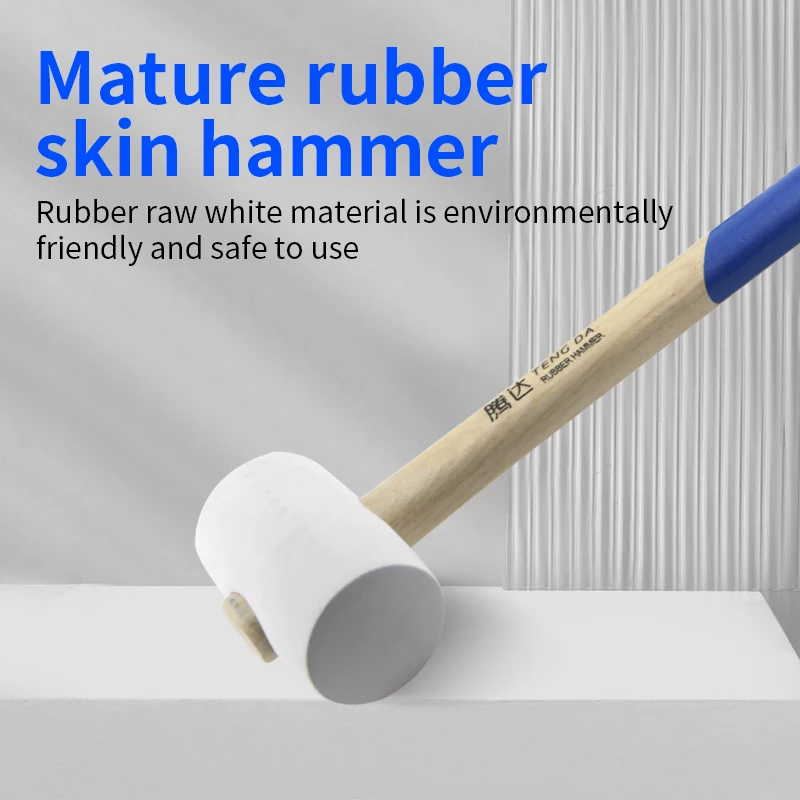 OEM настраиваемый стальной молоток с ручкой из массива дерева для украшения керамической плитки и установки пола 16 унций