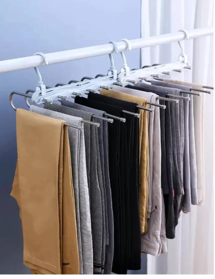 Multifunction Magic Metal Trousers and Pants Hangers Heavy Duty  Space Saving  New Trending Products