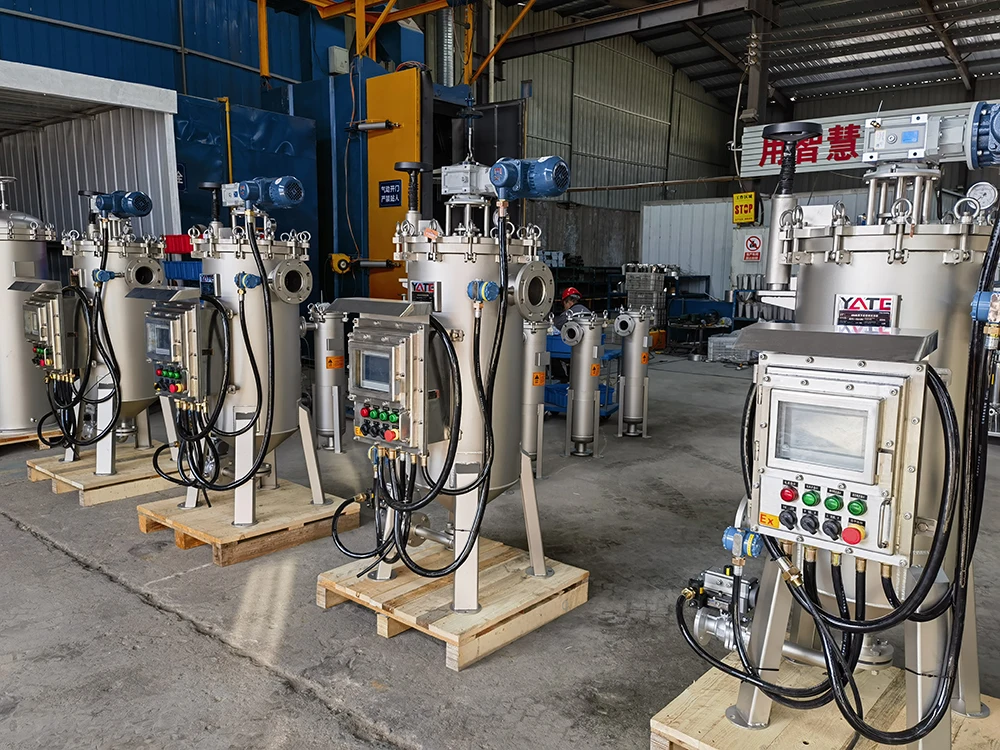 Stainless Steel 304/316 Automatic Self Cleaning Filter with 1.6Mpa Working Pressure and 20-500 μm Filtration Precision for Viscous Liquids