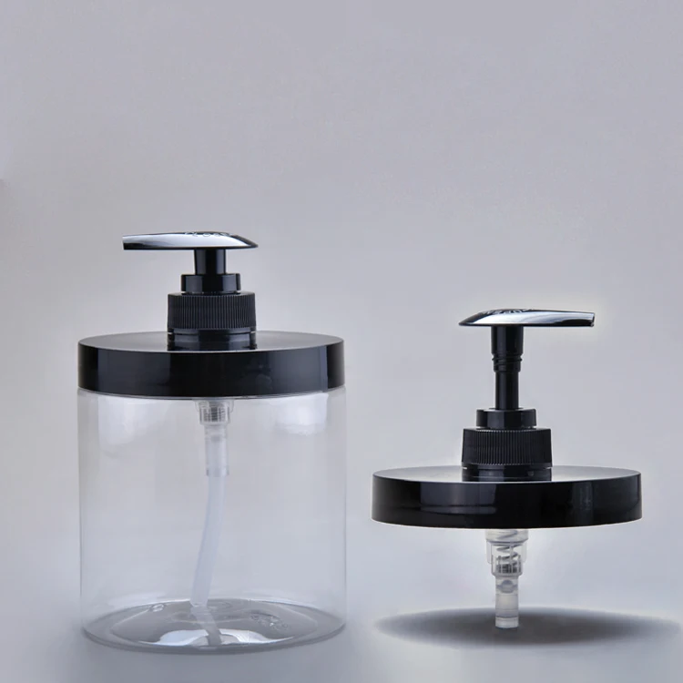 L6001 Durable Mason Jar Lid Output Volume 2ml 89/400 Black Lotion Pump Dispenser Pump for Cleaning,plastic Soap Dispenser With Lid