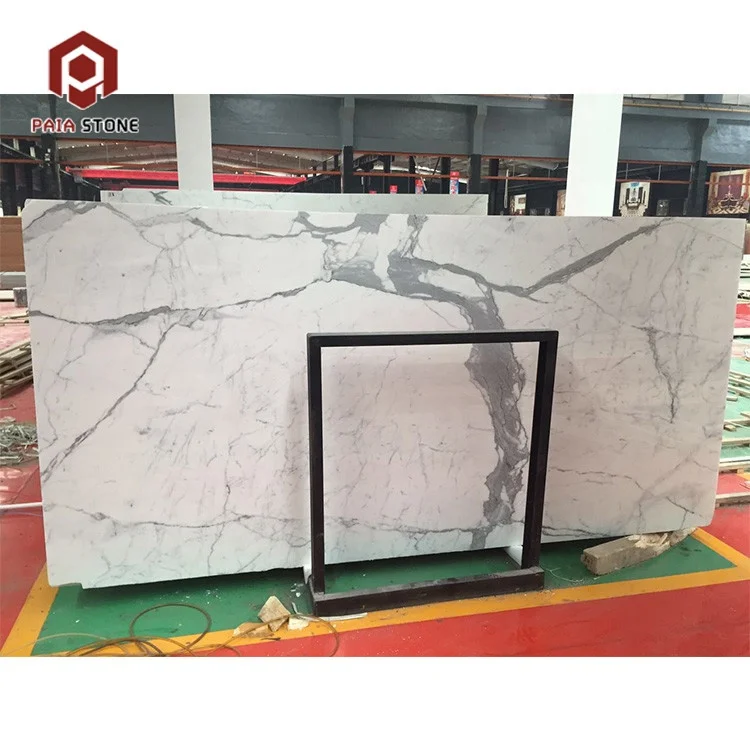 product top quality snow statuario white slabs hotel lobby wall flooring tiles design marble-2