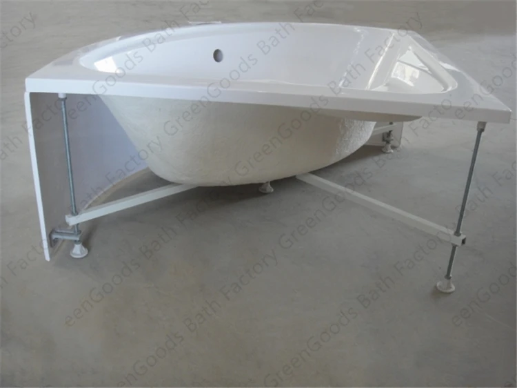 Factory Price 3 Person Algeria Hexagon Diamond Inserts Corner Acryl Bathtub