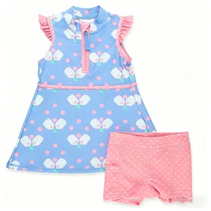 Girls Swimwear-Baby Kid & Teen Sizes One Piece Style Print Pattern Eco-Friendly & UV Protection