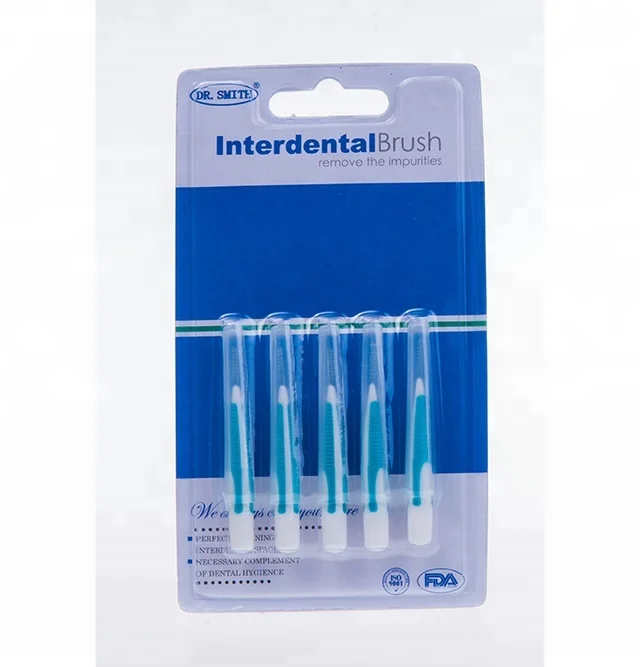 High quality disposable CE ISO approved MINI 3m head interdental brush