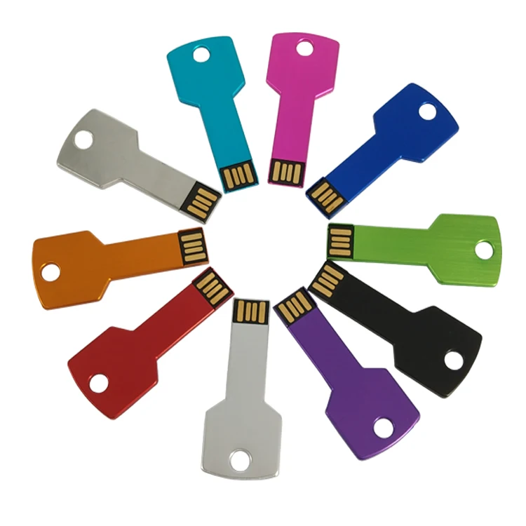 China factory directly metal key shape usb stick A grade usb chips cheap prices thumb drive compatible with computers laptops - ANKUX.COM