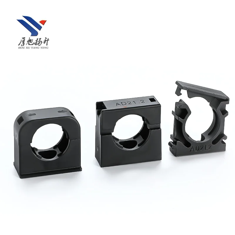 Nylon Pipe Clamp Mounting Square Brackets for Plastic Conduit