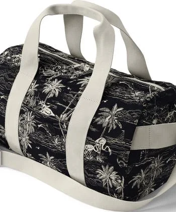 Unisex Waxed Canvas Travel Duffel Bag