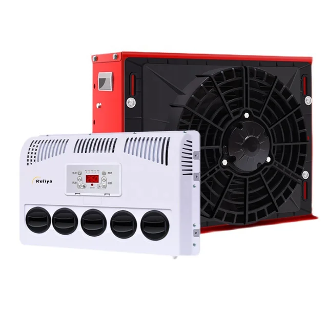 Newest Design High Quality 24V Split Parking Cooler Car 12V air Conditioner for Truck OEM Customer's LOGO