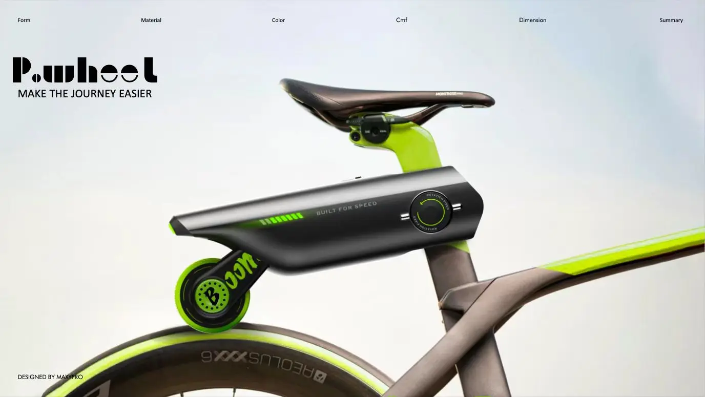 Dispositivo de asistencia eléctrica para bicicleta PWheel, 200W