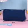 New style unbranded pencil case-navy blue