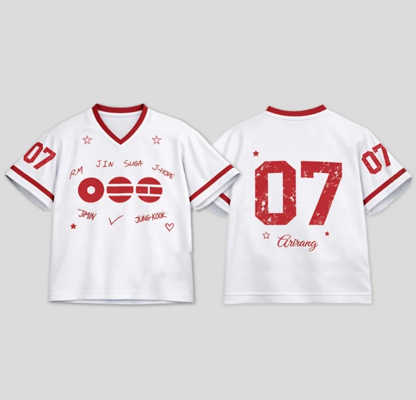 Kpop Idols JUNGKOOK SUGA 2026 New T-shirt High Quality INS Style