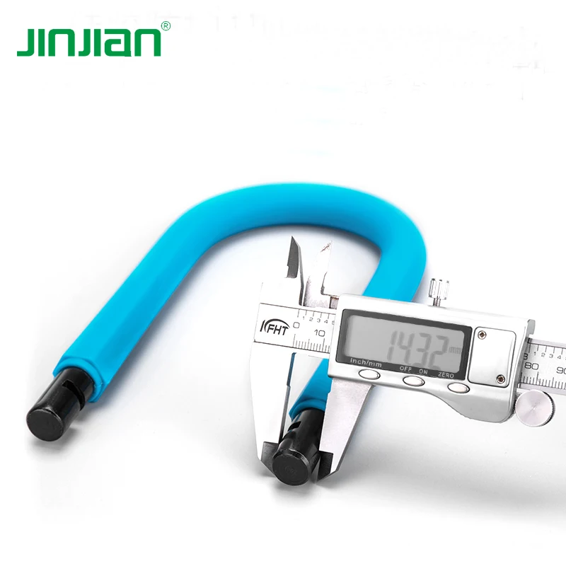 BSCI Factory Popular Silicon Coated  D Lock  Anti Theft Bike U Lock Motorcycle Lock for Bike Motorbike Ebike