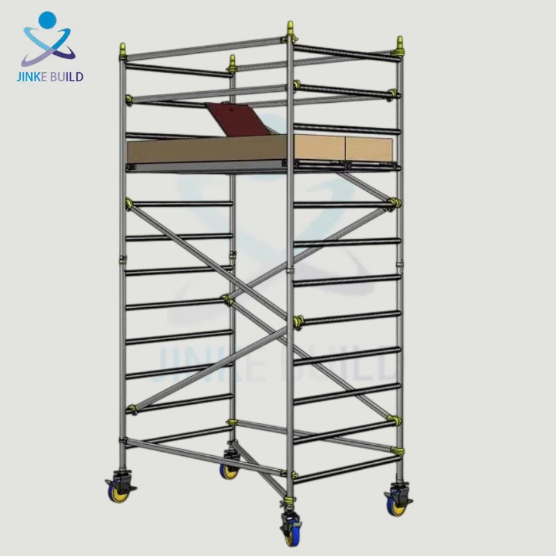 Industrial Design Style Mobile H-Frame Tower with Aluminium Alloy for Outdoor Construction & Hotel Applications