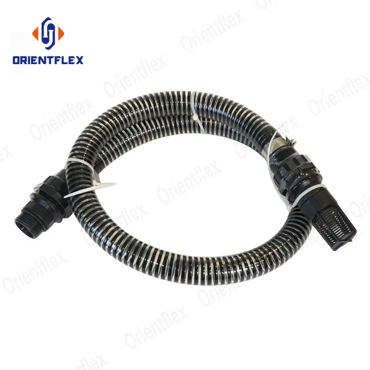 3/4-14 Inch Flexible PVC Spiral Helix Water Pump Suction Hose