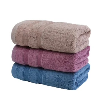 Factory Direct 100% Bamboo Fiber Bath Towel Quick-Dry Breathable Soft and Absorbent Thick Solid Color for Spa and Beach Use