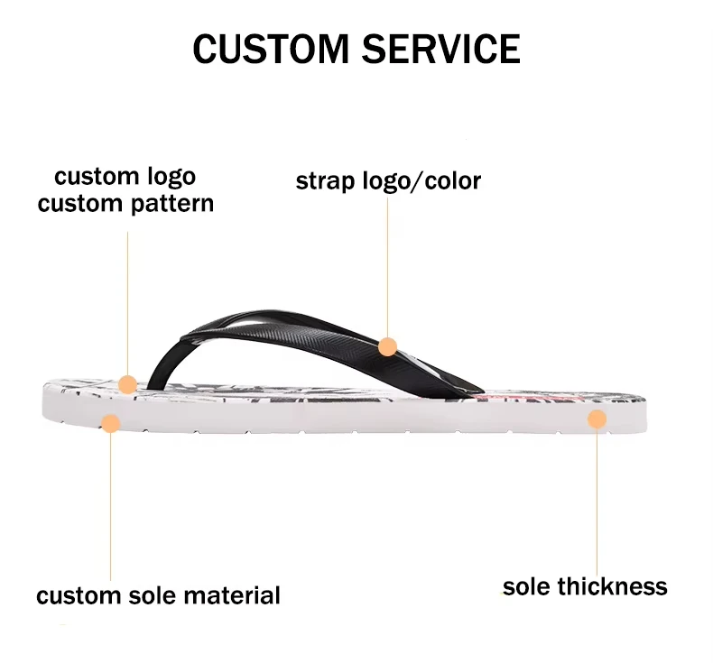 Nicecin Custom Logo Ladies PVC Flip Flops Soft Leather Platform Sandals for Women with Fashion Trend Spring Summer Beach Seasons