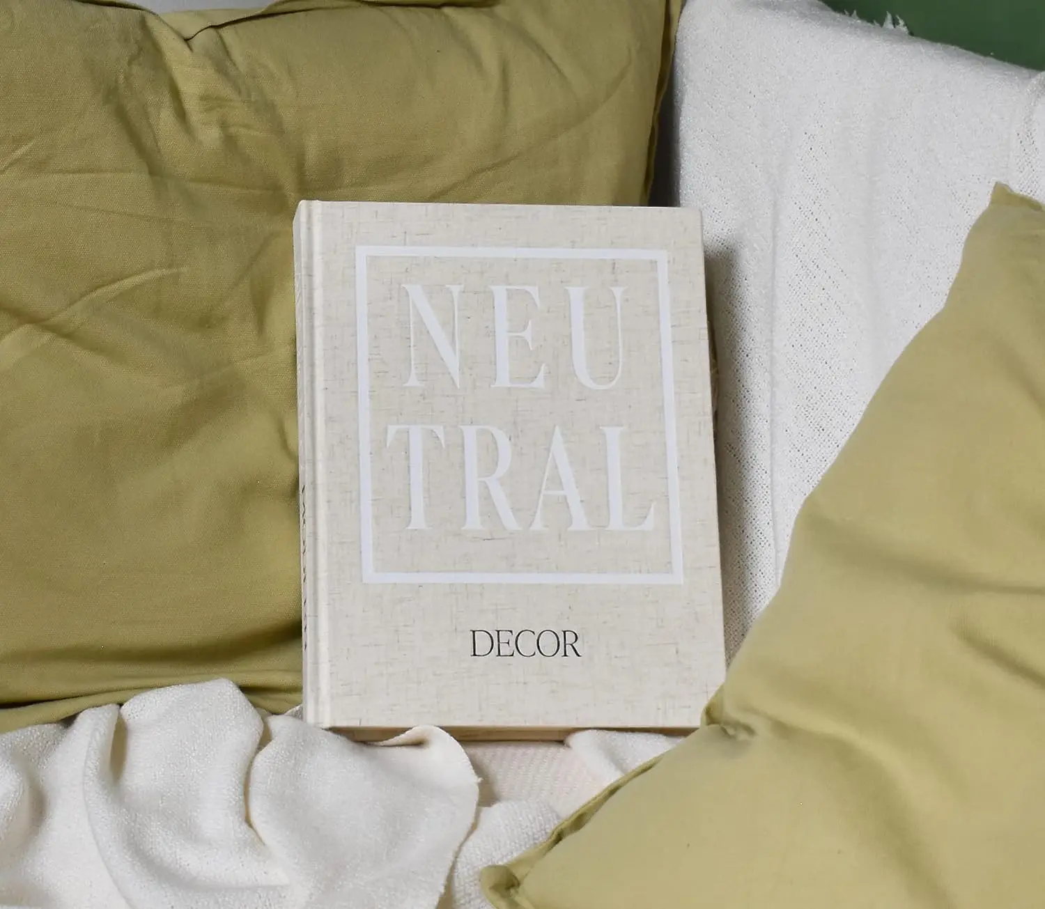 Custom Fake Book  Print Linen Fabric Hardcover Decor Books  Decorative Coffee Table Books  for Home Decor