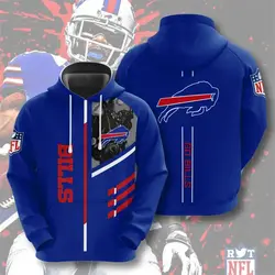 Lids Buffalo Bills Antigua Women's Metallic Logo Victory Full-Zip Hoodie