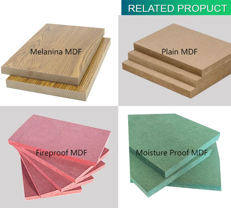 Excellent Suppliers Standard Thickness 3mm 30mm Melamine Mdf Board For