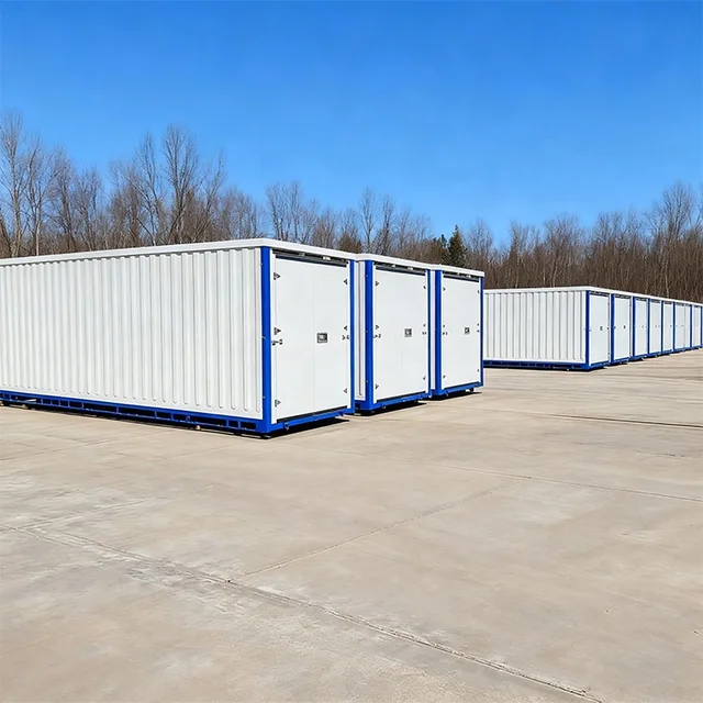Greevel 16ft Relocatable Self Storage Units Metal Foldable Portable Storage Container Self-storage Facility