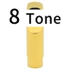 8 tonos dorados.