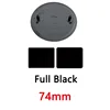 74 mm entièrement noir