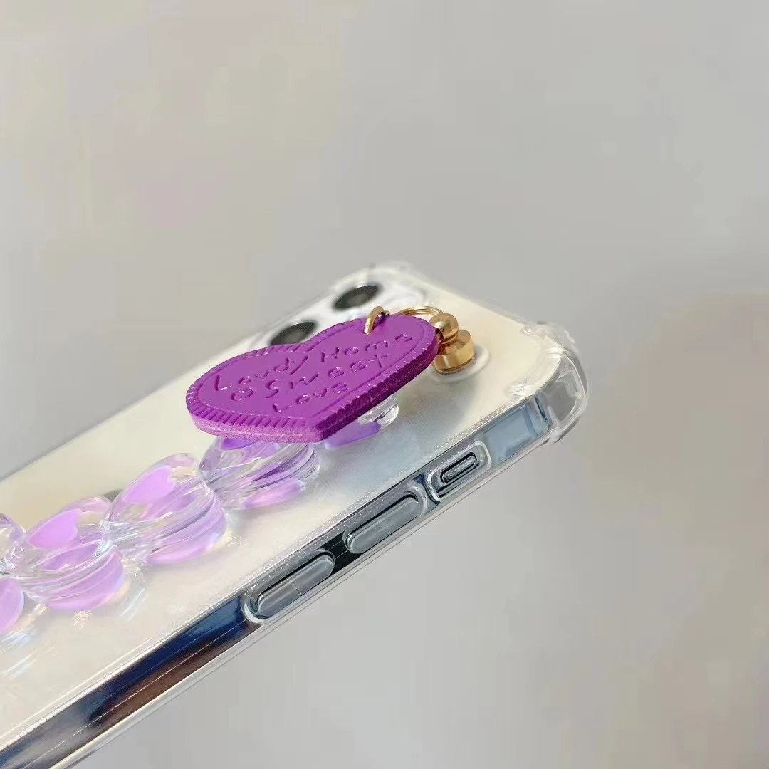 Star Love Bracelet ShockProof Hard Acrylic +TPU Clear Back Cell Phones Case  Skin