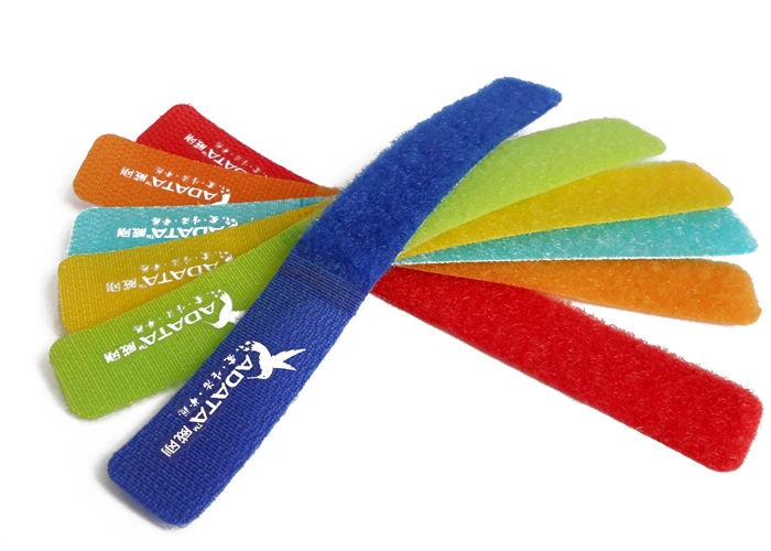 Cable Tie Nylon Hook and Loop Strap Cable Tie Cinch Strap Buckle Velcroes Custom Nylon Fastener Velcroes
