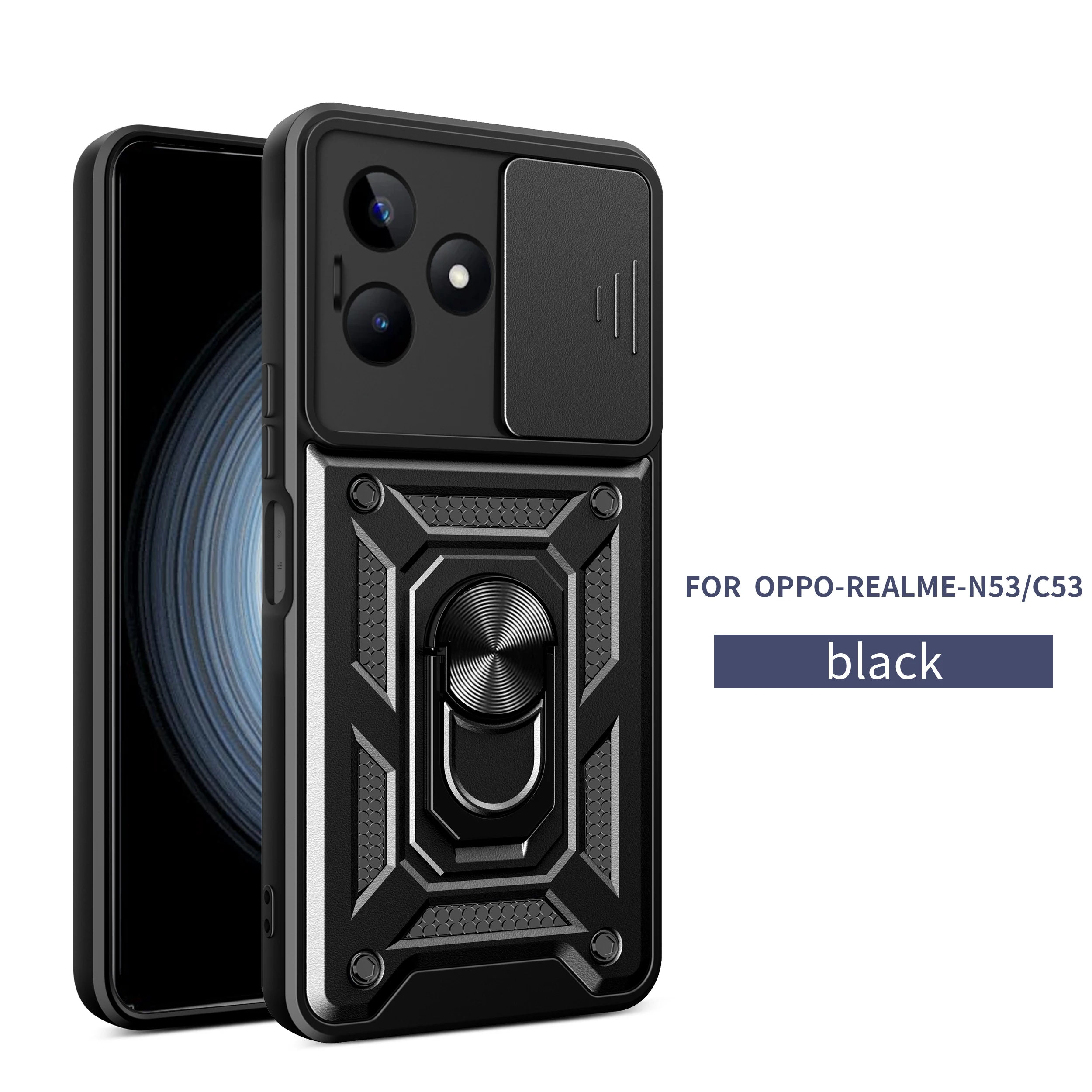 Casing HP Oppo Realme C53/Realme N53 Desain Baru 2023, Pelindung Lensa  Kamera Geser, Anti Benturan, Penutup Belakang| Alibaba.com