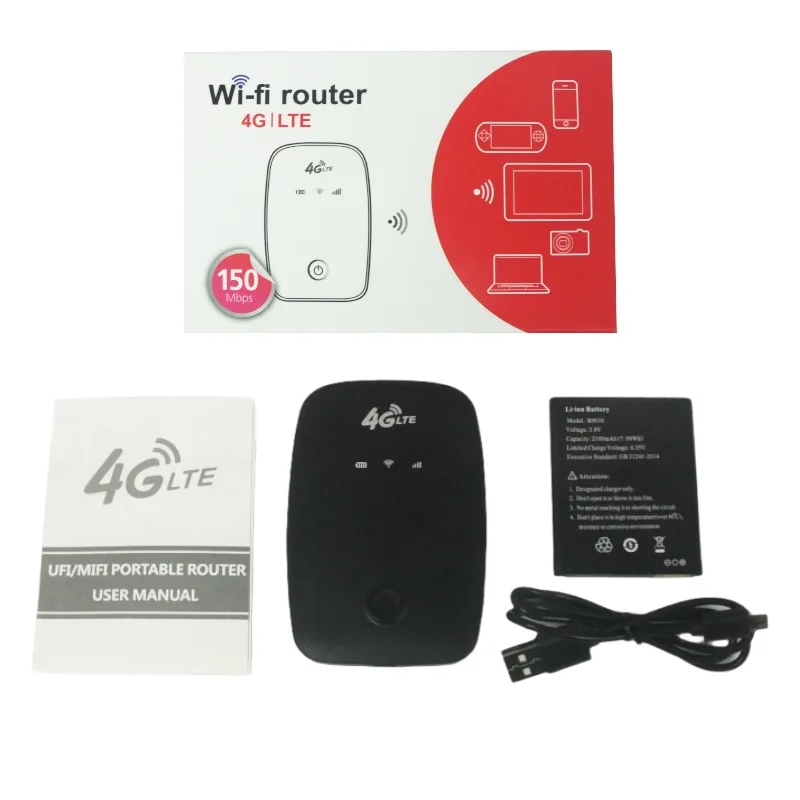 Portable M3 Wifi 4g Router 150mbps Unlocked 4g Lte Router Outdoor 3g 4g ...