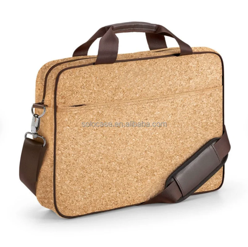 Cork Laptop Bag with Shoulder Strap