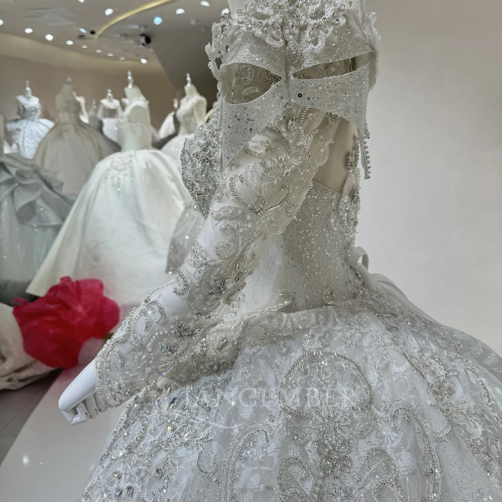 arabian princess wedding dress Arabic Bridal Gowns Sweetheart Lace Princess Ball Gown Arabian Wedding Dress