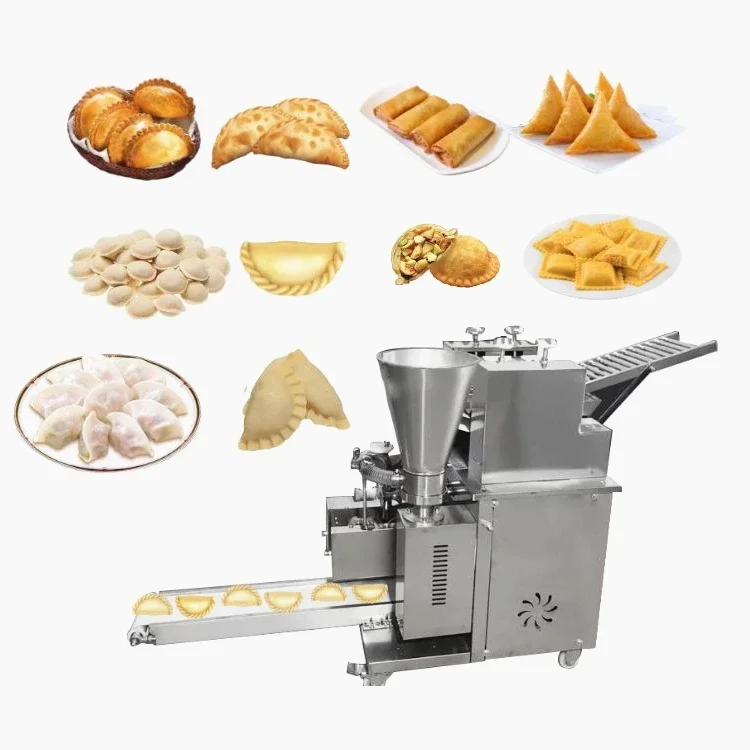 Grain Product Small Pakistan Dumpling Mini Samosa Maker Filling Folding Making Machine Fully Automatic Trade Low Price for Sale