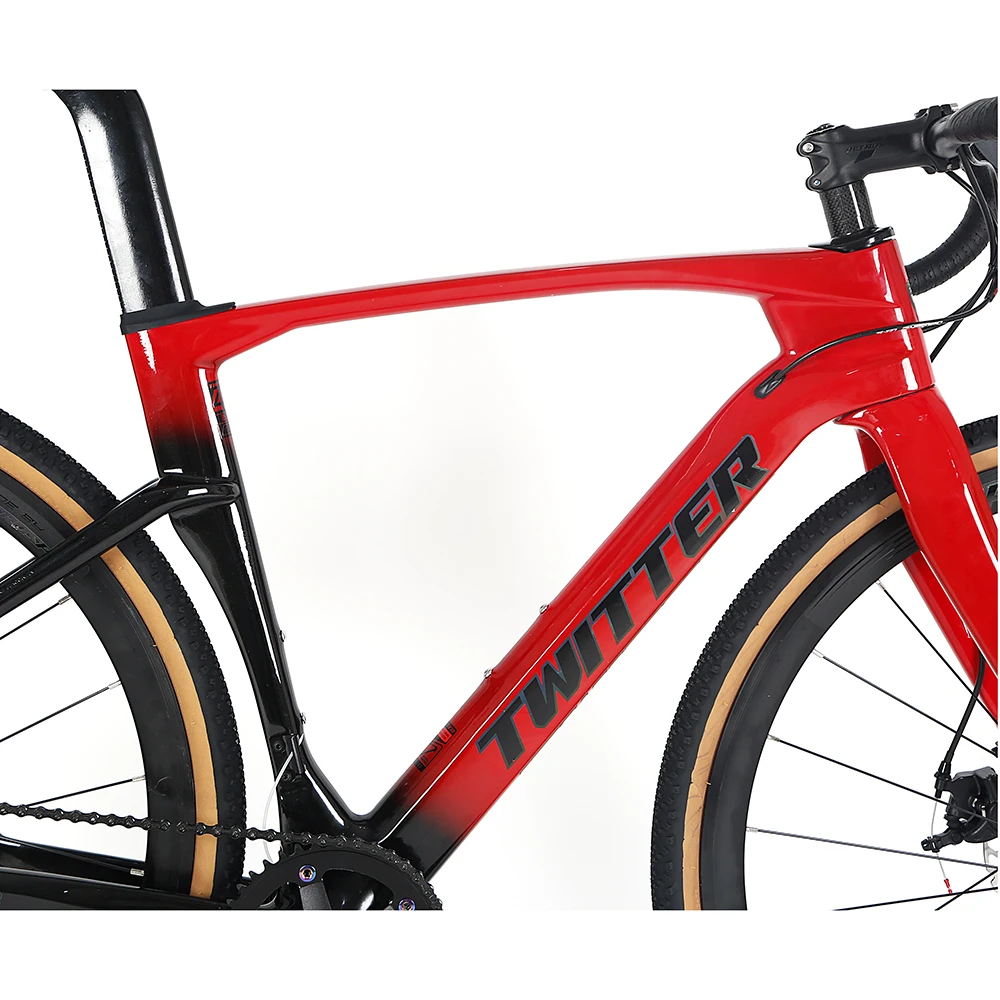 Cadre Vélo Carbone LEXON GFX Pour Gravel/route - Freins Disque 700C - Tailles 50 à 58 Cm