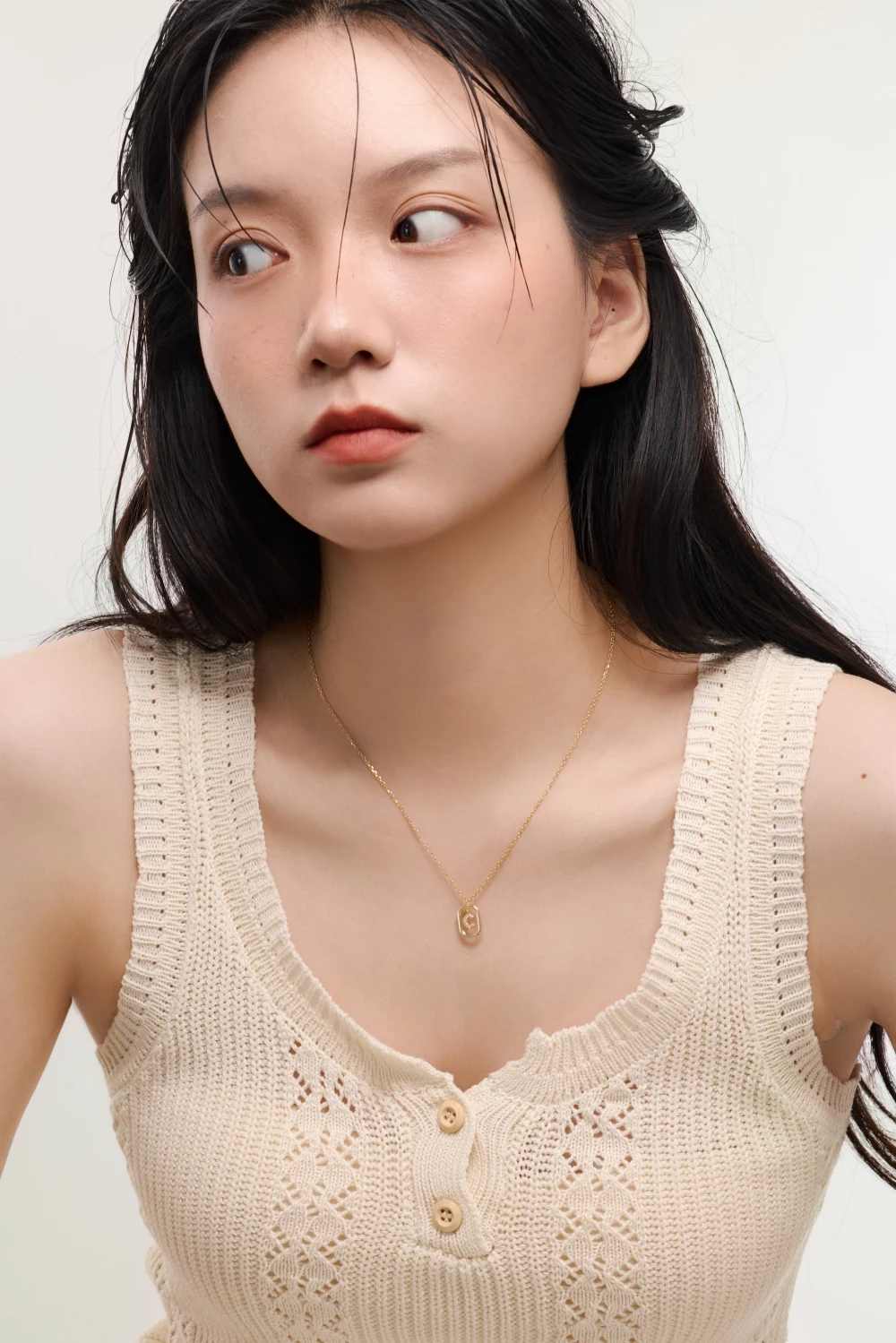 KAKODIY Initial Necklace Rhodium 14K Gold Plated 925 Sterling Silver 5A Zirconia Small Letter-C-Monogram Pendant Necklace detail 1