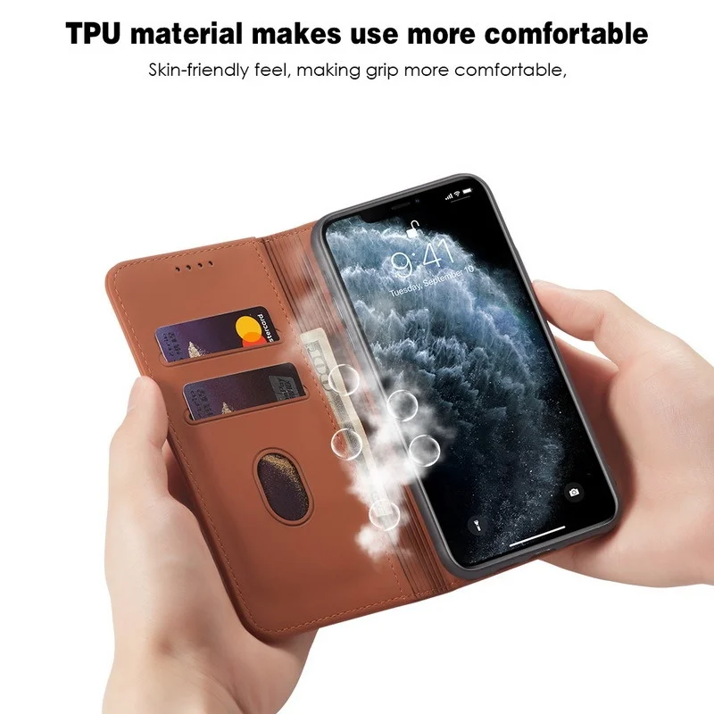 iPhone 17 Pro Max Leather Bookcover with Card Slots - Image 3