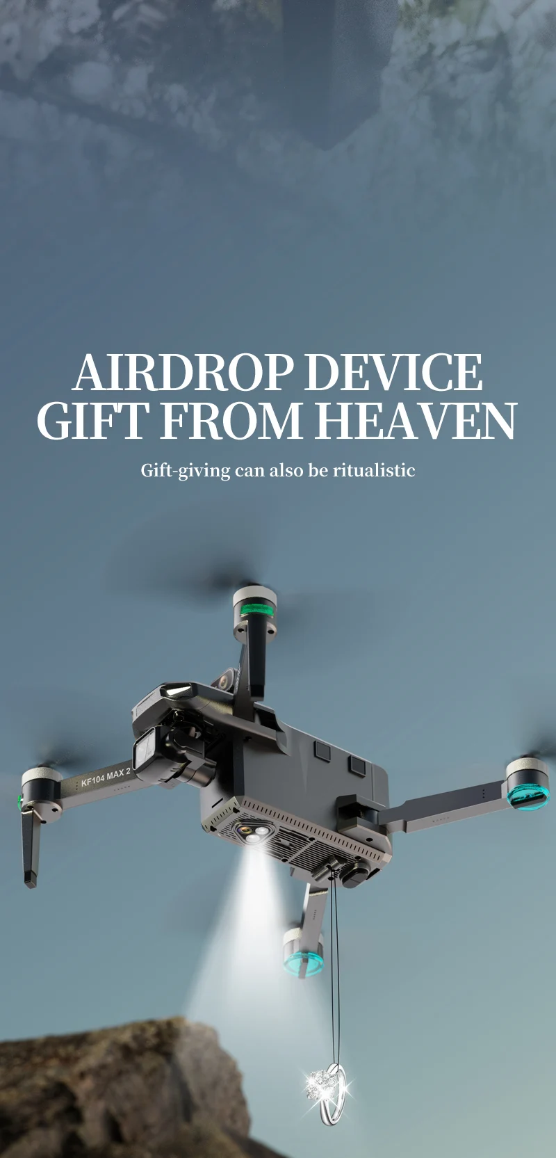 KF104 Max 2 Drone RC 5G WIFI Drone 4K Professional With Aerial 3-Axis Anti-Shake Gimbal Obstacle Avoidance Brushless Quadcopter