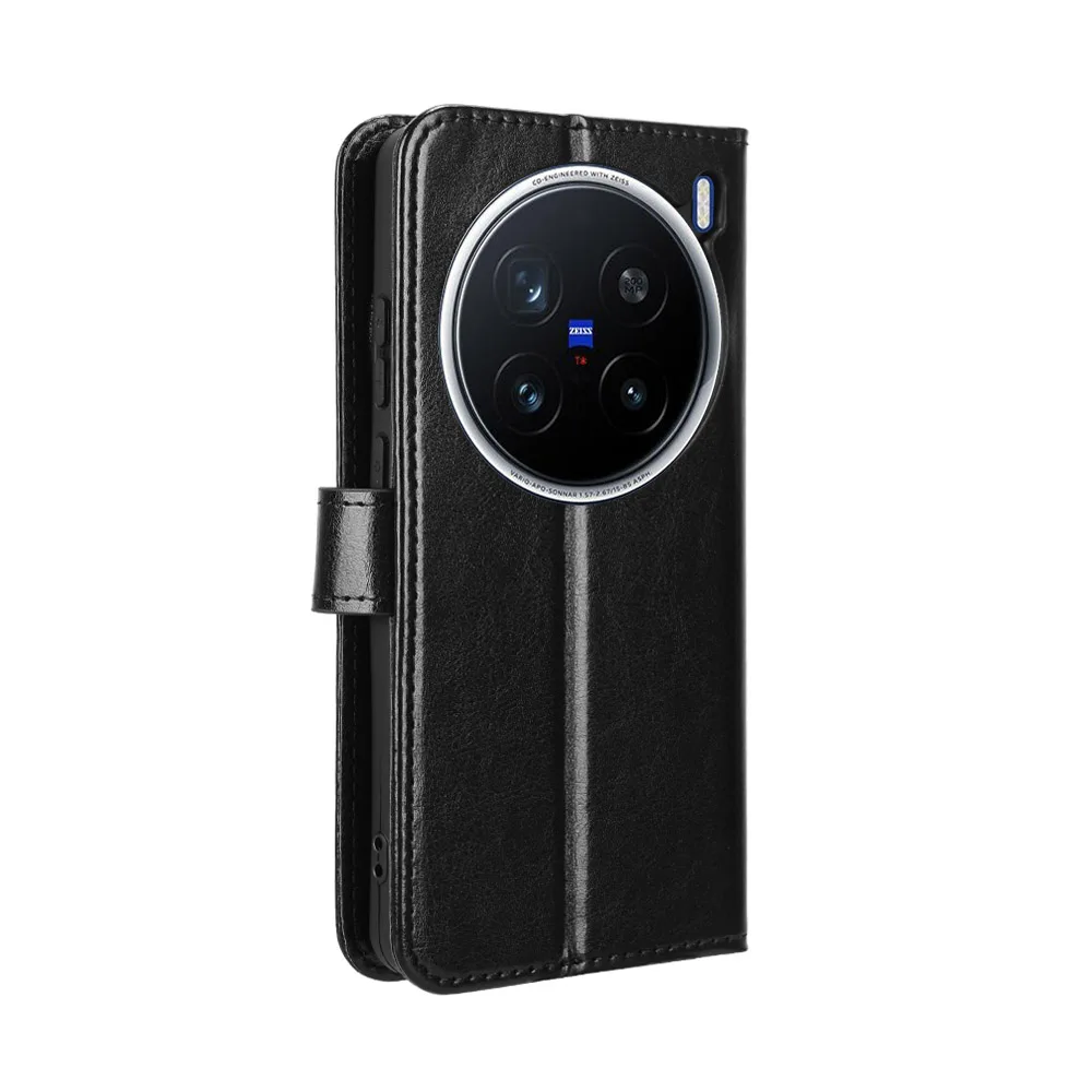 Vivo X200 Pro 5G Case, Magnetic Flip Leather Wallet Case, Standard - View #6