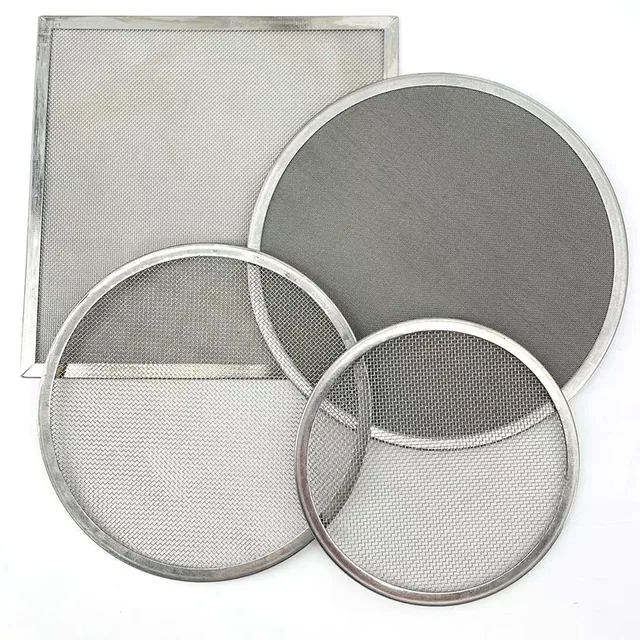 Stainless steel ss micron 10mm 15mm 16mm 20mm 25mm 30mm edge packed filter mesh packs filter disc mesh