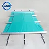 Cubierta de seguridad verde para piscina