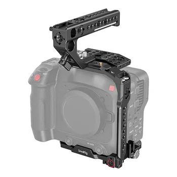 SmallRig Camera Cage Handheld Kit for EOS C70 for Canon with NATO Top Handle Locating Holes for ARRI - 3899