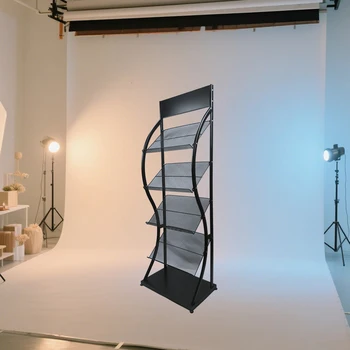 Hot Sale Modern Metal Mesh Display Wire Magazine Rack