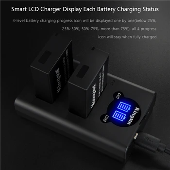 KingMa LP-E17 Battery Charger Efficient USB-C Charger for Canon LP-E17 LP-E6 LP-E8 Battery detail image