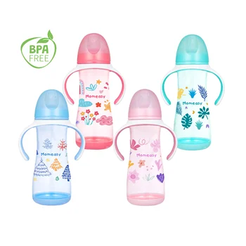 New Product High Capacity Bpa Free 420ml Baby Bottle Easy Grip Toddler Feeding Bottle