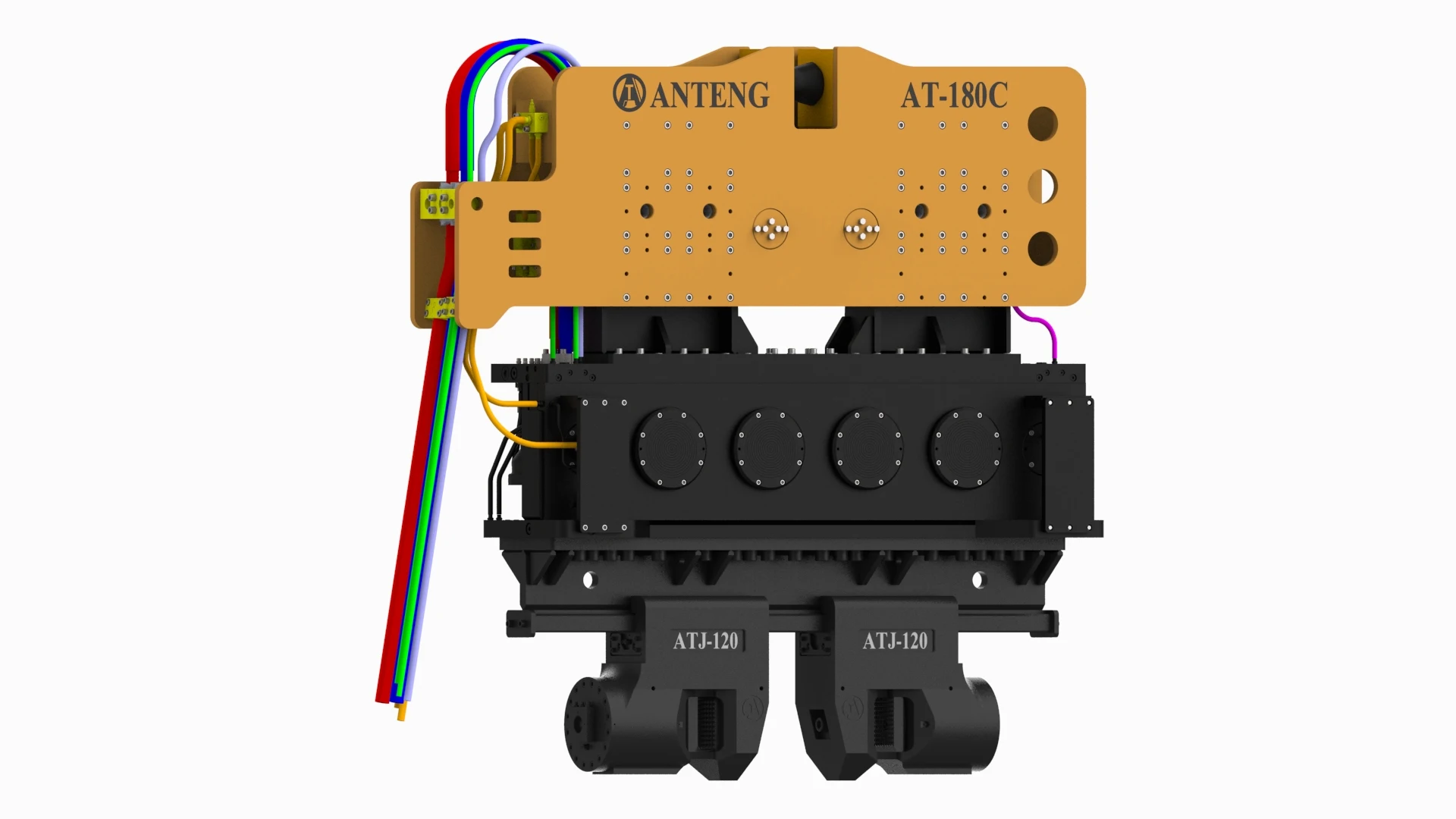 AT-180 Sheet Pile Driver With Cool System Construction Equipment supplier